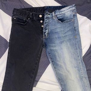 MNML skinny split jeans. Lightly worn.